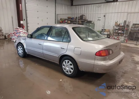 2001 Toyota Corolla Le из США, поврежденный, VIN 2T1BR12E21C500651